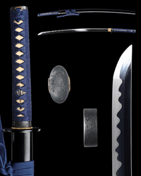 Katana Azure Wave Maru Blade Sōha Koshirae 蒼浪 - SwordSmith Australia