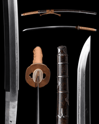 Katana Blazing Sun Kobuse Blade Jojaku Koshirae 炎陽 - SwordSmith Australia