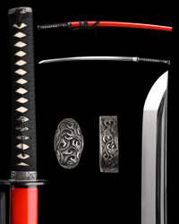 Katana Crimson Water Maru Blade Hijin Koshirae 赤水 - SwordSmith Australia