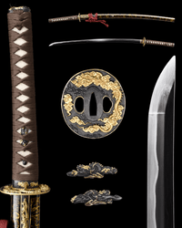Katana Dragon Abyss Sanmai Blade Unryu Koshirae 龍淵 - SwordSmith Australia