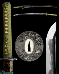 Katana Dragon Roar Kobuse Blade Ryūha Koshirae 龍吟 - SwordSmith Australia