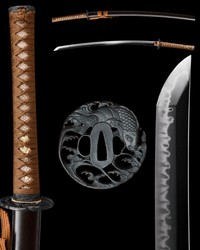 Katana Koi Stone Maru Blade Suiboku Koshirae 锦石 - SwordSmith Australia