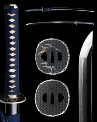 Katana Misty Bamboo Sanmai Blade Takegasumi Koshirae 紫箏 - SwordSmith Australia