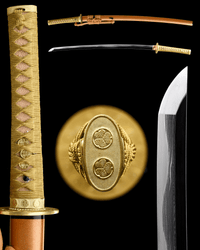Katana Mitsuba Aoi Radiance Kobuse Blade Kin - aoi Koshirae 葵耀 - SwordSmith Australia