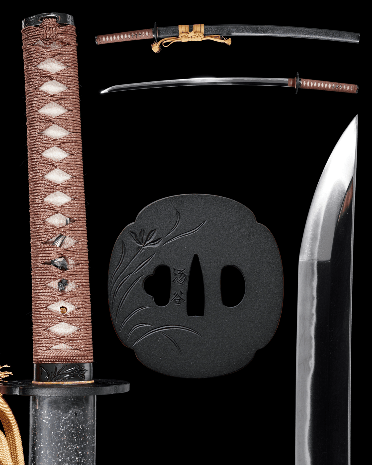 Katana Moonlit Orchid Maru Blade Radenhana Koshirae 月華蘭 - SwordSmith Australia