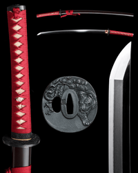 Katana Moonlit Tiger Folded Forged Blade Gekko Koshirae 影虎 - SwordSmith Australia