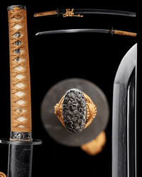 Katana Tiger Bamboo Oroshigane Kobuse Blade Torachiku Koshirae 虎竹 - SwordSmith Australia