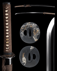 Katana Tiger Moon Sanmai Blade Kokusei Koshirae 寅月 - SwordSmith Australia