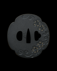 Sakura Vine Tsuba 櫻草 - SwordSmith Australia