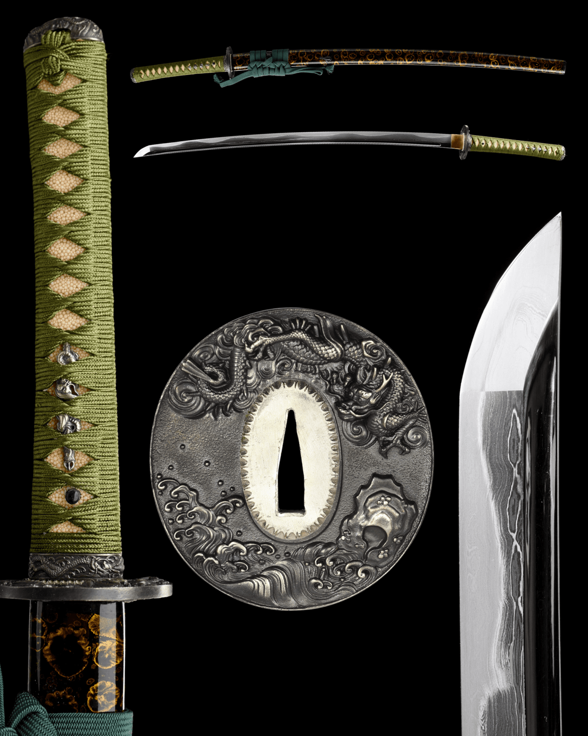 Katana Dragon Roar Kobuse Blade Ryūha Koshirae 龍吟 - SwordSmith Australia