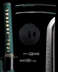 Katana Emerald Dragon Maru Blade Suiryū Koshirae 翠龍 - SwordSmith Australia