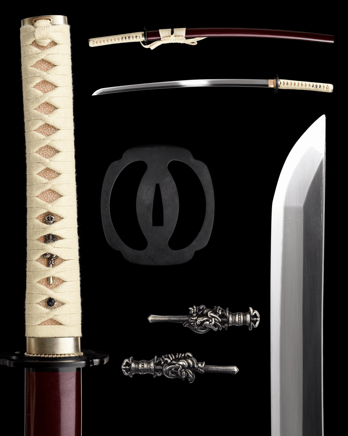Katana Jade Mist Maru Blade Shiratsuyu Koshirae 玉霞 - SwordSmith Australia