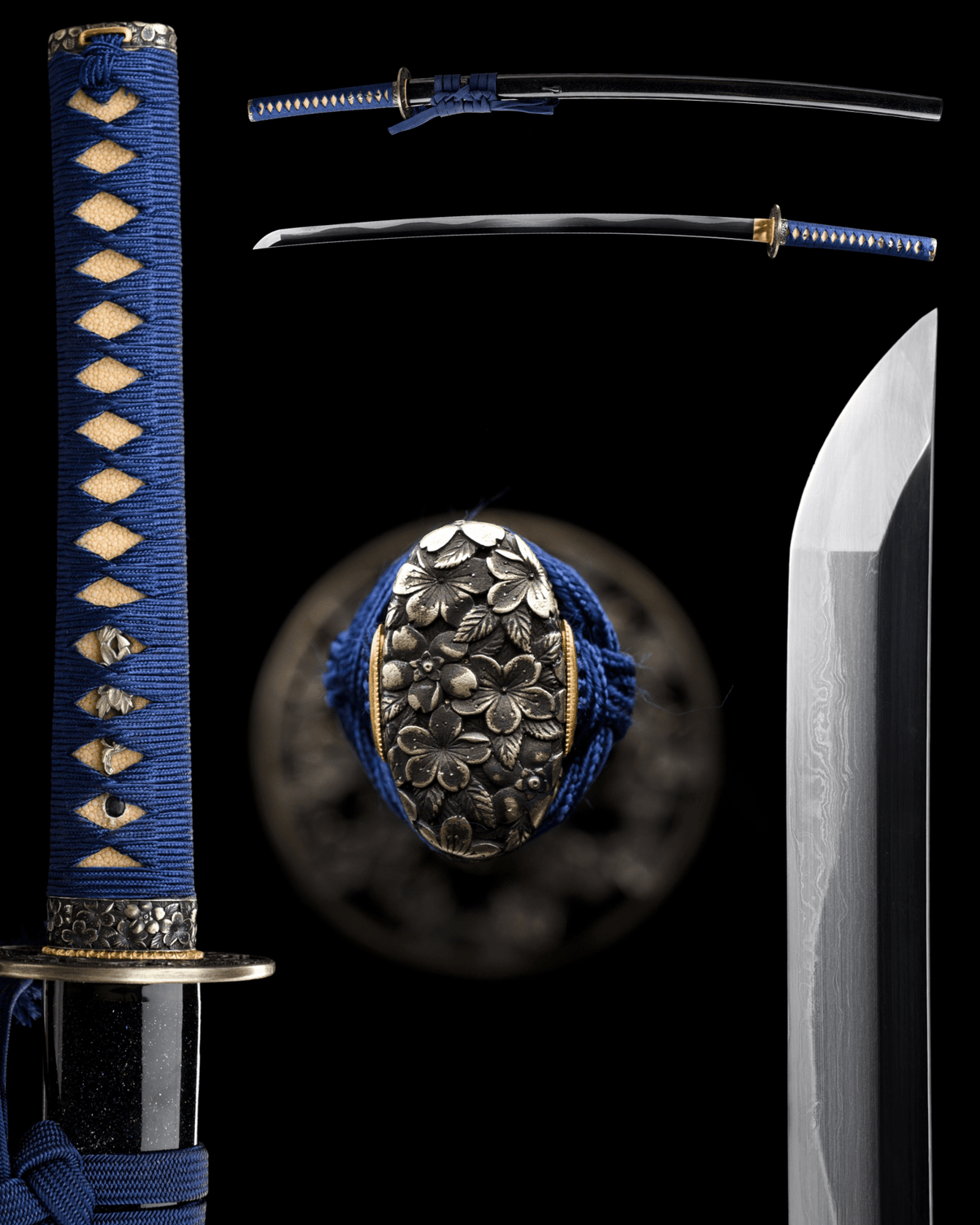 Katana Sakura Veil Sanmai Blade Ōra Koshirae 花霞 - SwordSmith Australia