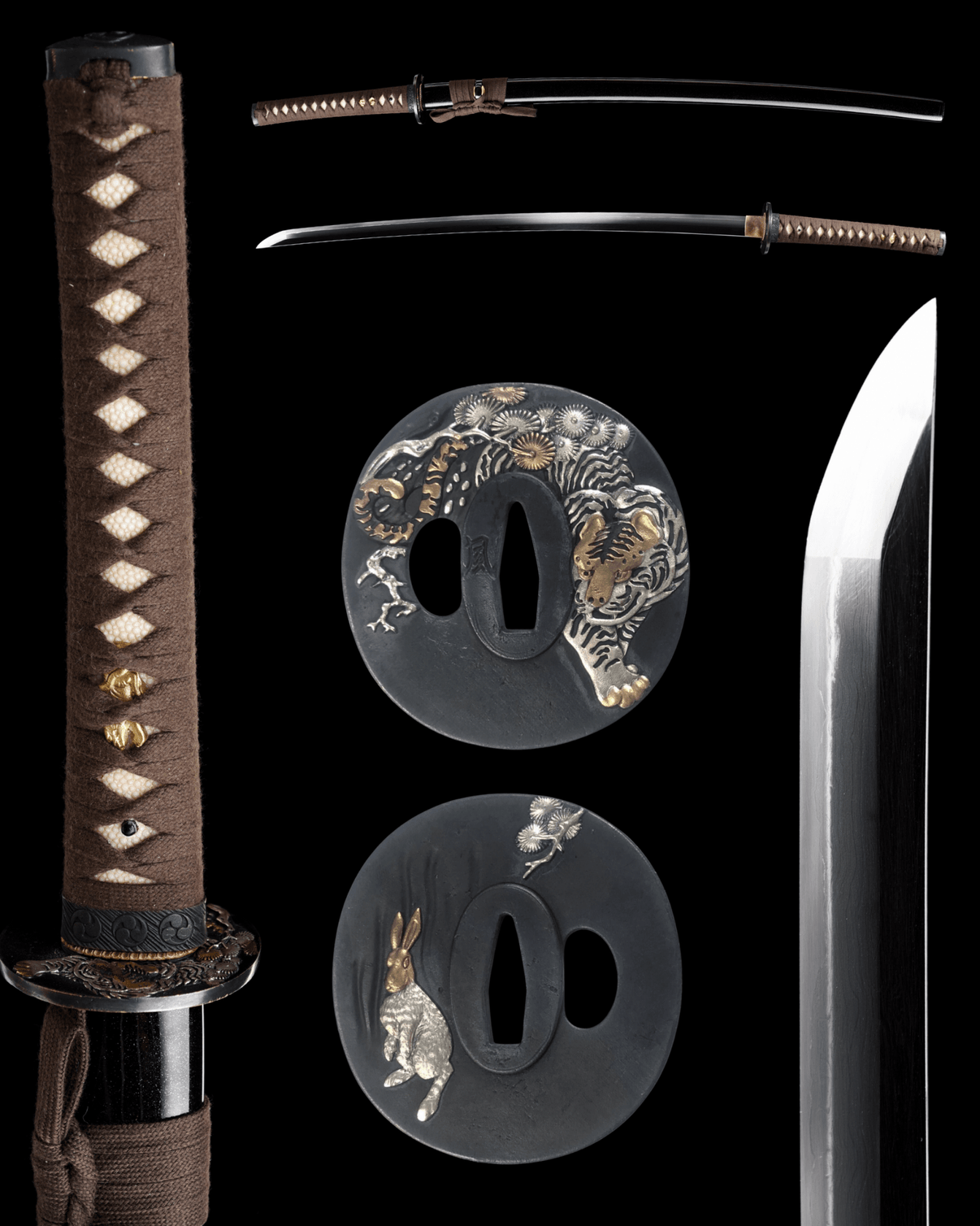 Katana Tiger Moon Sanmai Blade Kokusei Koshirae 寅月 - SwordSmith Australia